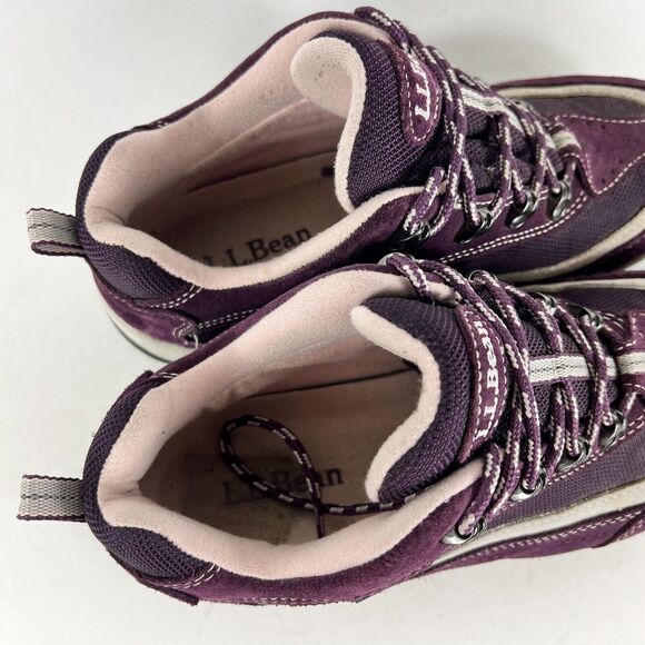 L.L. Bean Tek 2.5 Sneaker Women's 8 Purple Lace Up Hiking Ankle Shoes 258271 - Picture 9 of 10